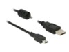Delock USB-kabel 1m Sort