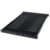 StarTech.com 1U Adjustable Vented Server Rack Mount Shelf - 175lbs - 19.5 to 38in Deep Universal Tray for 19' AV/ Network Equipment Rack (ADJSHELF) Rackhylde Sort