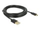 Delock USB Type-C kabel 3m Sort