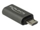 Delock USB-C adapter 2.8cm Sort
