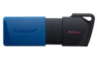 Kingston DataTraveler 64GB USB 3.2 Gen 1 USB stick Sort Blå