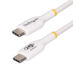 StarTech.com 4m USB C Charging Cable, USB-IF Certified USB-C Cable, 240W USB Type-C kabel 4m Hvid
