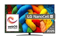 LG 75NANO81A3A 75' 4K UHD (2160p)
