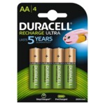 Duracell Recharge Ultra AA type Batterier til generelt brug (genopladelige) 2500mAh 4