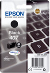 Epson 407 Sort 2600 sider Blæk C13T07U140