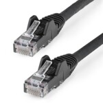 StarTech.com 2m LSZH CAT6 Cable, 10 Snagless RJ45 100W Network Patch Cord Strain Relief, CAT 6 10GbE UTP, Black, Individually Tested/ETL, Low Smoke Zero Halogen - Category 6 - 24AWG (N6LPATCH2MBK) CAT 6 Ikke afskærmet parsnoet (UTP) 2m Patchkabel Sort