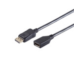 DisplayPort 1.2 Extension Cable, 4K, 5,0m