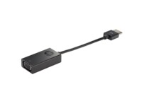 HP Videoadapter HDMI / VGA 17.3cm Sort
