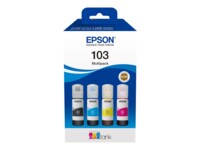 Epson 103 Multipack Sort Gul Cyan Magenta Blækrefill C13T00S64A