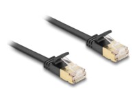 DeLOCK CAT 7 (kabel)/CAT 6a (stikforbindelser) U/FTP 1m Netværkskabel Sort