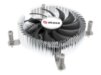 Akasa CPU Køler 1-pack Sort Sølv 75 mm