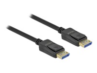 Delock DisplayPort kabel 1m Sort