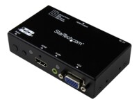 StarTech.com 2x1 VGA HDMI to HDMI / Selector Box - 1080p Multi Video Input Automatic er - 2 Computers In 1 Monitor Out (VS221VGA2HD) Video-/audioswitch HDMI
