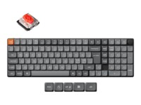 Keychron K17 Max Tastatur Mekanisk RGB Trådløs Kablet Nordisk