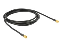 DeLOCK 2m Antennekabel Sort