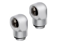 CORSAIR Hydro X Series 90° Rotary Adapter Kølevæske system tilpasning 2-pack Sølv