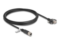 DeLOCK CAT 6a S/FTP 2m Netværkskabel Sort