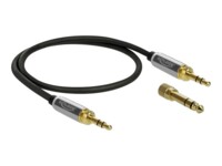 Delock Audiokabelpakke Sort