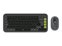 Logitech POP Icon Combo Sæt med mus og tastatur Saks Trådløs Nordisk (dansk/finsk/norsk/svensk)