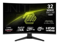 MSI MAG 325CQF 32' Rapid VA 2560 x 1440 (2K) HDMI DisplayPort USB-C 180Hz