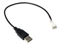 Inter-Tech Blæser strømkabel 30cm Sort