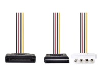 Nedis Strømforsyningsadapter 15cm Sort Rød Gul