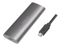 LogiLink Ekstern Lagringspakning USB 3.2 (Gen 2) M.2 Card (PCIe NVMe & SATA)