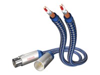 in-akustik Premium Audio Audiokabel 1.5m Blå Sølv