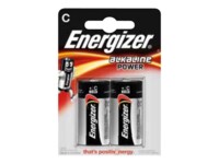 Energizer Alkaline Power C-type Standardbatterier 2