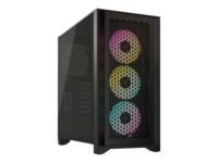 CORSAIR iCUE 4000D RGB Airflow Tower Udvidet ATX Sort