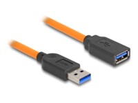 Delock USB forlængerkabel 1m Orange