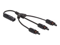 DeLOCK DL4 (male) - DL4 (female) Sort 35cm Solkabel