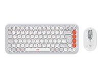 Logitech POP Icon Combo Sæt med mus og tastatur Saks Trådløs