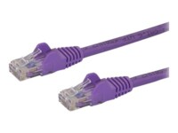 StarTech.com 10m CAT6 Cable - Purple Snagless CAT 6 Wire - 100W RJ45 UTP 650MHz Category 6 Network Patch Cord UL/TIA (N6PATC10MPL) CAT 6 Ikke afskærmet parsnoet (UTP) 10m Netværkskabel Lilla