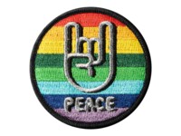 MAGMOJI Badge Peace Logo badge Flerfarvet