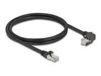 DeLOCK CAT 6 S/FTP 1m Netværkskabel Sort