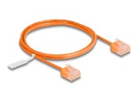 DeLOCK CAT 6 Ikke afskærmet parsnoet (UTP) 1m Patchkabel Orange