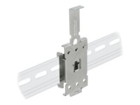 DeLOCK Monteringsadapter til DIN-skinne Grå