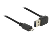 Delock Easy USB-kabel 50cm Sort