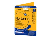 Norton 360 Deluxe Sikkerhedsprogrammer 5 enheder 50 GB cloud-lagerplads 1 år