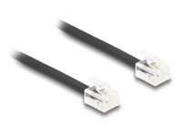 DeLOCK Telefonkabel 10m Sort
