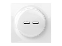 Fibaro Walli N USB Outlet Hvid