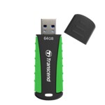 Transcend JetFlash 810 64GB USB 3.0 USB stick Sort Grøn
