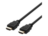 DELTACO HU-10 HDMI-kabel 1m Sort