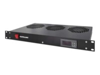 Intellinet 3-Fan Ventilation Unit for 19' Racks, 1U, Black Bakke til blæser i rack 1-pack Sort