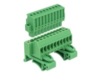 Delock Strømkontaktadaptersæt Grøn