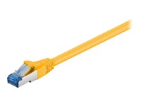 goobay CAT 6a SFTP, PiMF 3m Patchkabel Yellow