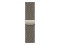 Apple Visningsløkke Smart watch Beige PVD-belægning 80 % genbrugt rustfrit stål 100 % genbrugte sjælden jord-elementer i magneter