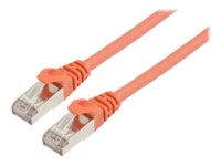Prokord CAT 6a Kabel med afskærmning med folie og kobberfletning (SFTP 10m Netværkskabel Orange