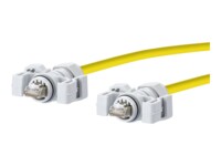 METZ CONNECT 141N113K13K10 CAT 6 S/FTP CU 1m Gul